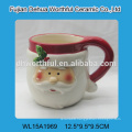 Popular santa claus shaped ceramic sponge holder in 2015 newest style